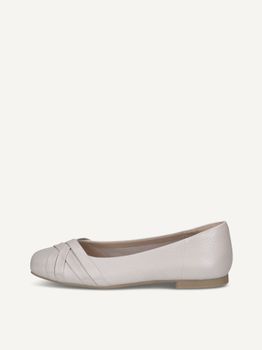 CAPRICE Ballerina, white, made of Leather, Size 41