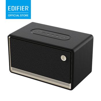 Altavoz Inalámbrico de Escritorio EDIFIER ES300, 60W, Audio de Alta Resolución, LDAC, AirPlay2, Bluetooth 5.4, WiFi, 24Bit 96kHz, Luz Ambiental Integrada, 12 Horas de Reproducción, USB, AUX,