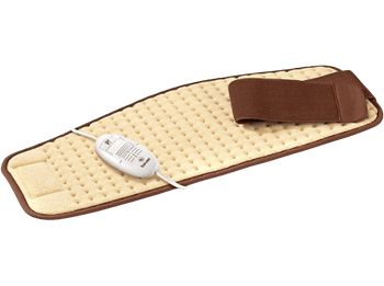 Almohadilla eléctrica - Beurer HK49, 100 W, 3 Niveles de temperatura, 90 min, Algodón suave, Beige