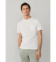 hackett london para hombre hm5000101 camiseta pocket blanco m casual algodon manga corta