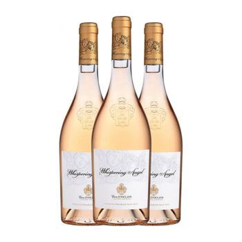 Château D'esclans Vino Rosado Whispering Angel Bourgogne Joven 75 Cl 13% Vol. (pack De 3 Unidades)