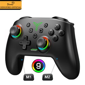 Controlador inalámbrico Dinofire para Switch 2/Switch OLED/Lite, mando multifunción con batería de 1000Mah y función programable