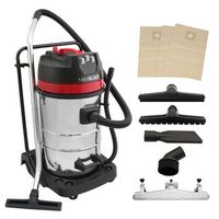 aspiradora industrial de 80l seco y humedo 5 accesorios  3 bolsas de aspiradora