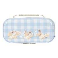 estuche hori nsx-088e vault case eevee azul blanco resistente scratch switch 2