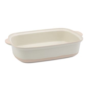Fuente para horno Epic Roaster cerámica de gres blanca 39 x 25 x 8 cm