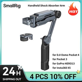 SmallRig para Pocket 4, Brazo Amortiguador de Impactos para DJI Osmo Pocket 4 / Pocket 3 / GoPro HERO13 / Insta360 X5 5508