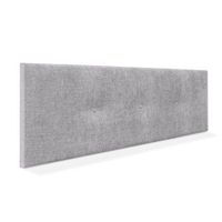cabecero de lana natural con botones 160x50cm camas 150160 - gris claro