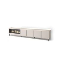 mueble tv archidona-02 con chimenea y almacenaje funcional