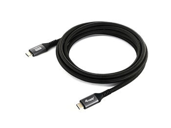 CABLE USB-A MACHO USB-C MACHO USB 4 Gen2x2 2M TRANSFERENCIA 20G 100W 4K COLOR NEGRO