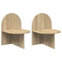 mesita de noche 48x49x65 cm madera - marron