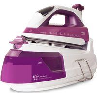 beko steamxtra smart station sga7126p steam generator iron - purple  white purple