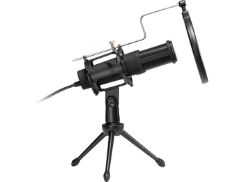 Micrófono - ISY IMI-2500, USB, Con trípode, Negro