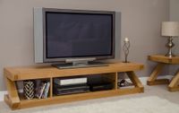 infinity 180cm solid oak tv unit