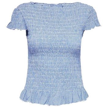 Only Camiseta TOP ONLCELLE LIFE CAP SMOCK MUJER para mujer