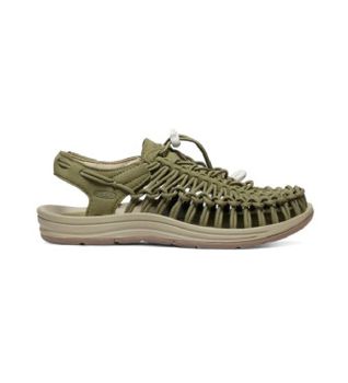 Keen para mujer. 1028869 Sandalias Uneek verde (42), Plano, Ninguno, Casual, Beachwear, Poliéster reciclado