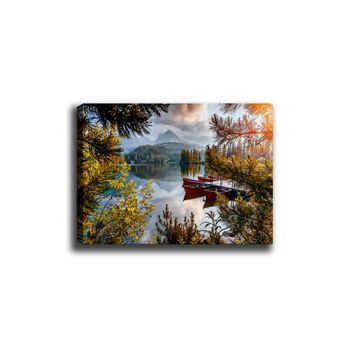Pintura Decorativa Lienzo Canvas Tablo-38 Multicolor 70x100 Cm