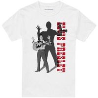 elvis presley camiseta look no hands para hombre