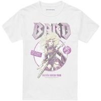 dungeons  dragons camiseta bard glam rock tour para mujer