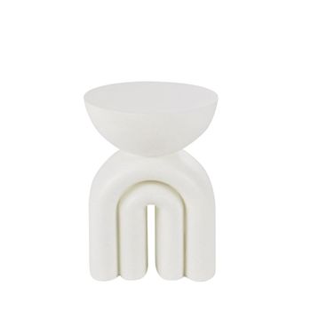 Mesa auxiliar blanca