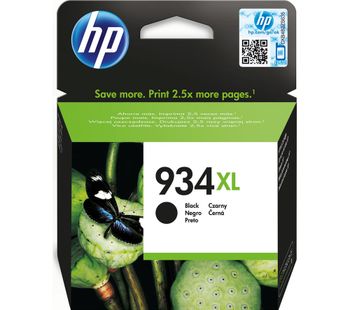 HP 934XL Black Ink Cartridge, Black