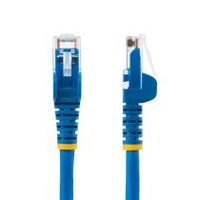 startechcom cable ethernet cat6 de 5m - lszh - cable de red de 10 gigabits de 250mhz y poe de 100w utp sin enganches snagless con alivio de tensian - azul - cat 6 - etl