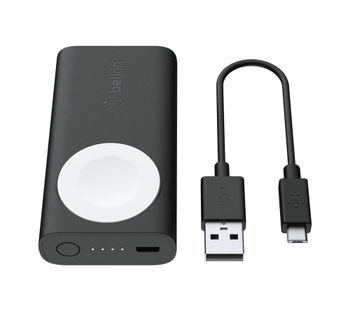 BELKIN Boost Charge Apple Watch 2200 mAh Portable Power Bank - Black, Black