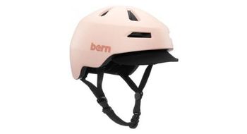 Casco bern brentwood 2 0 mat blush con visera