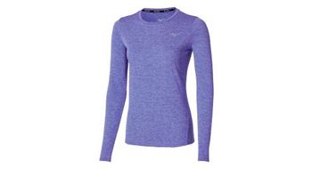 Maillot de manga larga mizuno core impulse azul de mujer