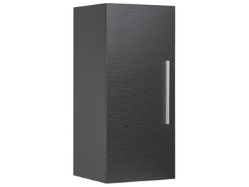 Armario de pared para baño 40 cm Negro