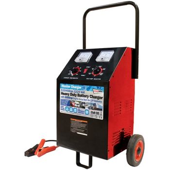 Automatic Heavy Duty Battery Charger On Wheels