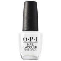 opi nail lacquer fast-drying nail polish - alpine snow 15ml