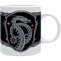 taza silver dragon la casa del dragon juego de tronos ceramica 320 mls
