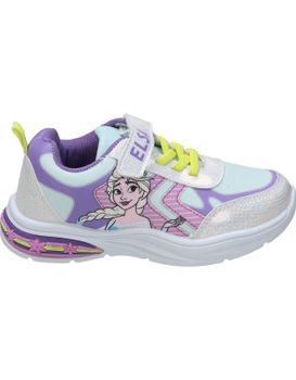 Zapatillas Con Luces Para Niña Leomil Frozen Fz014675 Morado 24