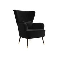 sillon orem 111 negro tapiz 103x82x85cm