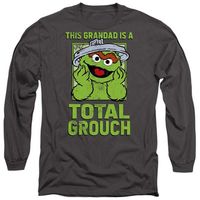 sesame street camiseta manga larga grandad para mujer
