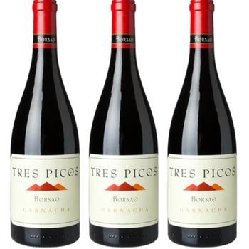 Borsao Tres Picos Vino Tinto Crianza Elaborado Con Garnacha De Es 75 Cl 15 % Pack 3 Botellas