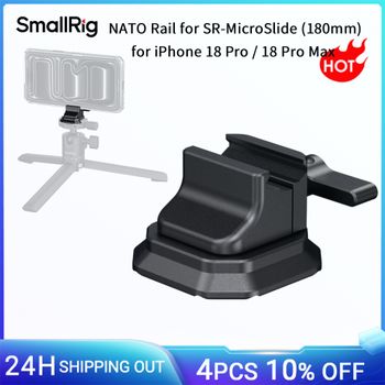 Adaptador de placa SR-MicroSlide de SmallRig para Arca-Swiss, compatible con jaulas para iPhone 18 Pro / 18 Pro Max y cabezales de trípode -6915.