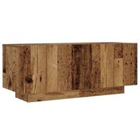 mesita de noche  mesilla de noche madera contrachapada madera vieja 100x35x40 cm
