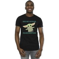 disney camiseta the mandalorian does not listen para hombre