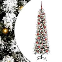 arbol de navidad artificial blanco 150 cm pvc metal y plastico vidaxl