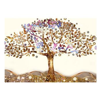 Papel Pintado 3d - El Árbol De Oro (150x105 Cm)
