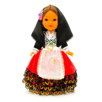 muneca regional cartagenera folk artesania original coleccion 25 cmvestido tipico cartagena fabricada en espana