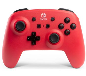 POWERA Nintendo Switch Enhanced Wireless Controller - Red & Black, Red