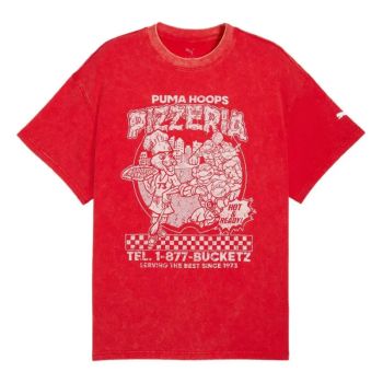 Camiseta Puma Hoops x Tortugas Ninja roja