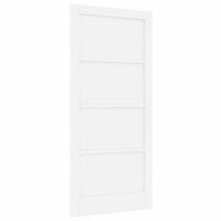 puerta interior blanco 93 x 202 cm madera contrachapada vidaxl