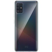 xqisit phantom glass galaxy a51 case - clear transparent