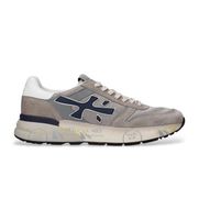 premiata para hombre mick zapatillas de piel mick gris 43 plano cordones casual