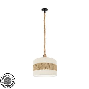 ABRILA Colgante Modelo Nicaragua Blanco Con Cuerda