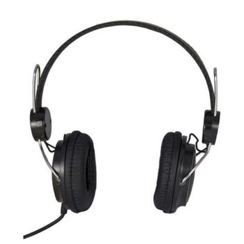 Auriculares MCL CSQ-HEAD/NZ con cable 3,5 mm para música, negros