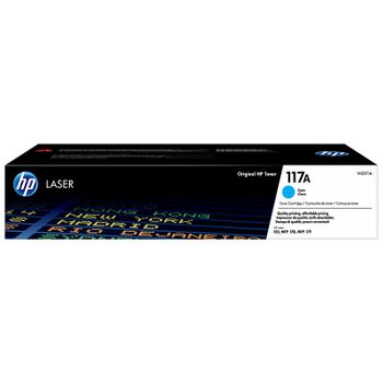 HP 117A Cyan Original Standard Capacity Toner Cartridge (W2071A)
